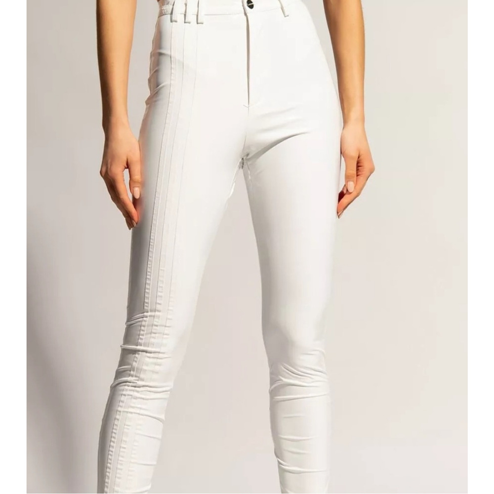 Ivy Park X Adidas Core White Women's Latex Pants New / Size S